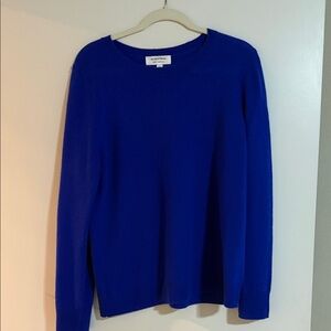 Nordstrom Cobalt Blue Cashmere Sweater